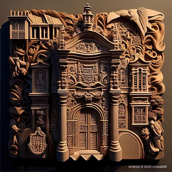 3D model Castelo Branco in Portugal (STL)